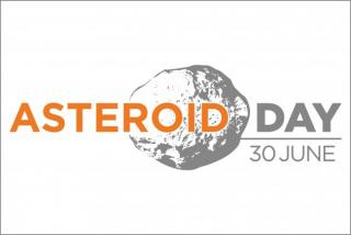 Logotipo del “Día Internacional del Asteroide” (Asteroid Day).