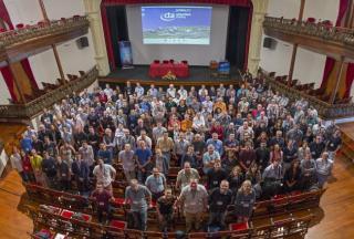 Participants in the CTA Consortium meeting at the Circo de Marte Theatre in Santa Cruz de La Palma. Credit: Elena Mora (IAC).