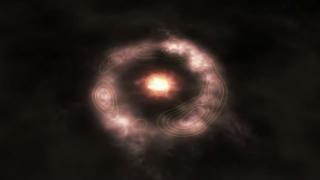Los campos magnéticos controlan el colapso de las nubes moleculares en el anillo nuclear de la galaxia NGC 1097. Como resultado, la formación de estrellas masivas se suprime en zonas de fuerte campo magnético (contornos). Crédito: Gabriel Pérez, SMM (IAC) 11872