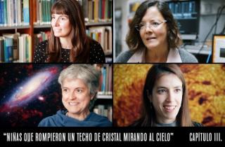 Fotograma del tercer vídeo de la serie “Niñas que rompieron un techo de cristal mirando al cielo”, del IAC y la FECYT. Crédito: Inés Bonet (IAC). 11955