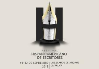 Poster of Hispanoamerican Festival of Authors in La Palma. Poster of Hispanoamerican Festival of Authors in La Palma.