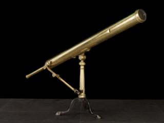 Telescopio de Juan Valderrama, actualmente en exposición en el Observatorio Atmosférico de Izaña. Crédito: Museo de la Ciencia y el Cosmos, de Museos de Tenerife.