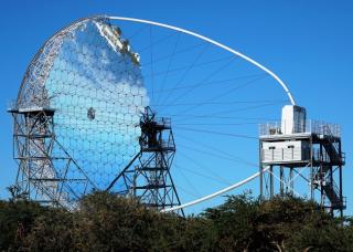 LST-1 telescope on La Palma. Credits:  Iván Jiménez Montalvo