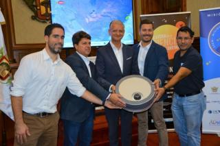 Presentación de la Misión Alisios 1. Crédito: Ayuntamiento de La Orotava. Presentación de la Misión Alisios 1. Crédito: Ayuntamiento de La Orotava.