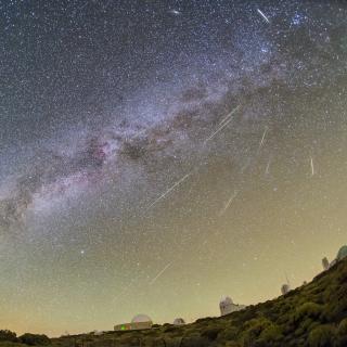 Perseidas desde el Observatorio del Teide