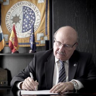 Rafael Rebolo - Signature of the agreement with AEMET Rafael Rebolo - Signature of the agreement with AEMET