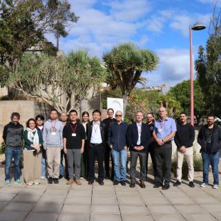 Members of the NAOC, LJMU and IAC attending the meeting about the NRT at the IAC headquarters