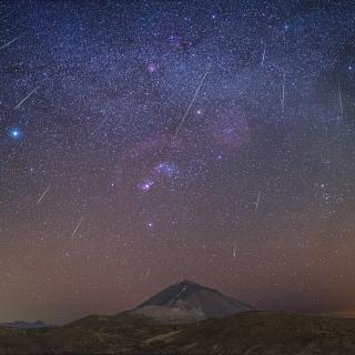 Lluvia de estrellas. Gemínidas