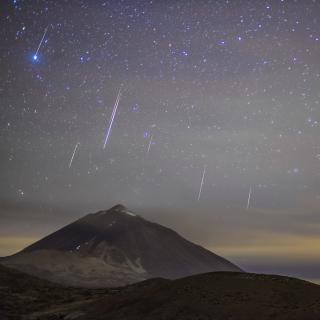 Gemínidas 2020 desde el Observatorio del Teide Gemínidas 2020