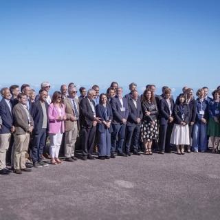 Asistentes a las jornadas "Astrofisica y Espacio" celebradas en La Palma en el marco del programa DiploInnova 