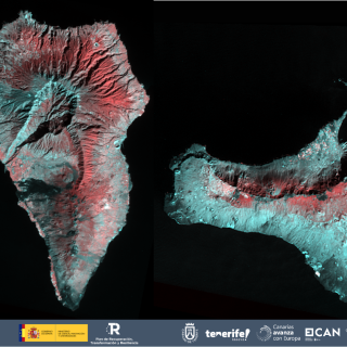 ALISIO-1 image of La Palma and El Hierro ALISIO-1 image of La Palma and El Hierro