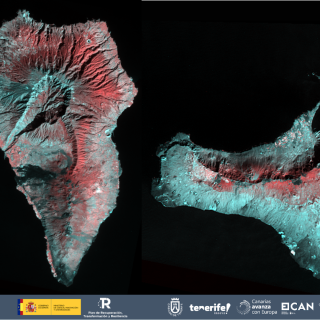 ALISIO-1 image of La Palma and El Hierro