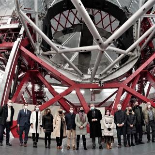 Delegación de la Cumbre de Turismo en el Gran Telescopio Canarias