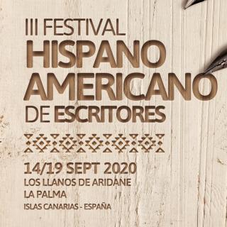 Poster of the third Spanish-American Writers’ Festival in La Palma Poster of the third Spanish-American Writers’ Festival in La Palma