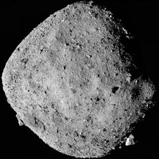 Mosaic image of asteroid Bennu