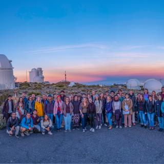 Winter School 2023 group at OT. Credit: Daniel López