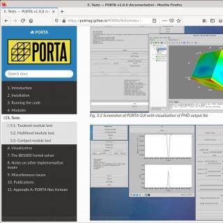 Image of the public version of the 3D radiative transfer code PORTA