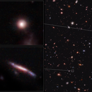 Galaxias lejanas identificadas por el JWST