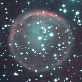Image of the planetary nebula WeSb1 / Credit: Klaus Bernhard