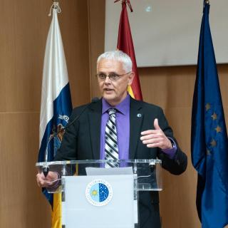 Acto de toma de posesión del director del IAC, Valentín Martínez Pillet