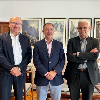 Rafael Rebolo, Sergio Rodríguez y Valentín Martínez Pillet Rafael Rebolo, Sergio Rodríguez y Valentín Martínez Pillet