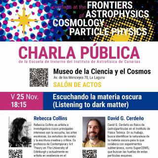 Cártel de la charla pública de la 33ª Winter School Cártel de la charla pública de la 33ª Winter School