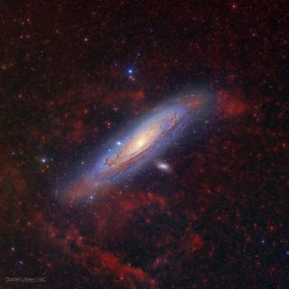 Andrómeda galaxy. Andrómeda galaxy.