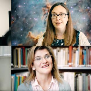 Fotogramas del cuarto vídeo de la serie “Niñas que rompieron un techo de cristal mirando al cielo”, del IAC y la FECYT. Crédito: IAC. Fotogramas del cuarto vídeo de la serie “Niñas que rompieron un techo de cristal mirando al cielo”, del IAC y la FECYT. Crédito: IAC.