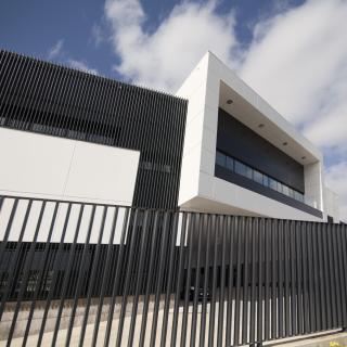 Edificio de IACtec en el Parque Científico y Tecnológico "INTech La Laguna". 