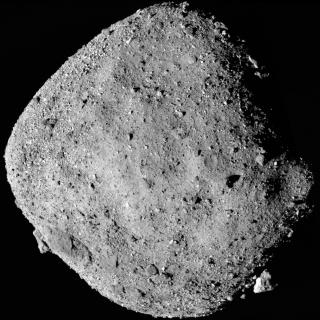 Imagen del asteroide Bennu. Imagen del asteroide Bennu.