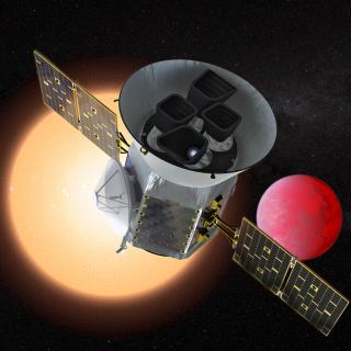 The Transiting Exoplanet Survey Satellite (TESS) of NASA. Credit: NASA 