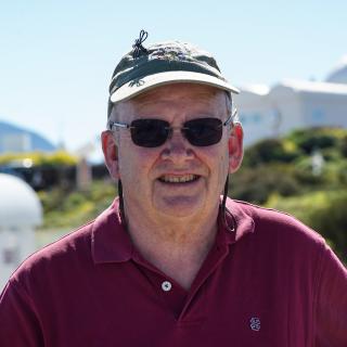 Wayne Rosing, durante su visita al Observatorio del Teide Wayne Rosing, durante su visita al Observatorio del Teide