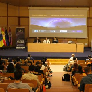 Image of the opening of the IAU Symposium 355