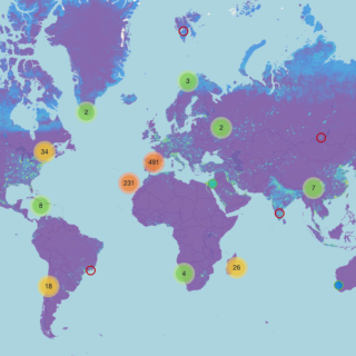 Mapa interactivo contaminación lumínica EELabs Mapa interactivo contaminación lumínica EELabs