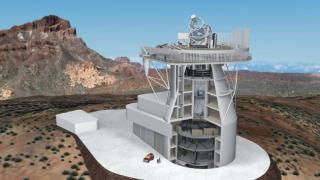 3D design of the future European Solar Telescope. Credits: IAC.