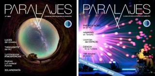 Portada del primer número de la revista Paralajes. Se acompaña de un especial dedicado al gran evento de divulgación científica que supuso la segunda edición del festival Starmus 2014. 8463