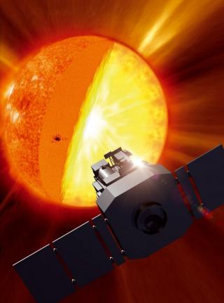 A lo largo de los últimos doce años, los instrumentos a bordo del observatorio espacial SOHO han proporcionado información directa de las condiciones físicas en el interior del Sol de modo ininterrumpido. El instrumento GOLF ha registrado la huella de lo 7993