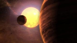 Infografía de un hipotético sistema planetario con una estrella similar al Sol.Crédito: Gabriel Pérez, Servicio Multimedia (IAC) 8110