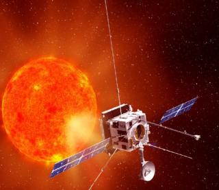 Imagen artística de la misión Solar Orbiter acercándose al Sol.Fuente: ESA/Consorcio Euclid. 8162
