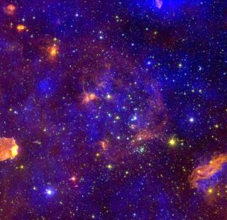 Image of the supercluster Cygnus 0B2. Source: IPHAS / Spitzer / Nick Wright (CfA). Image of the supercluster Cygnus 0B2. Source: IPHAS / Spitzer / Nick Wright (CfA).