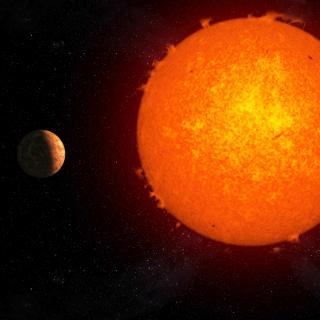 Artistic representation of the planet Proxima b orbiting its star, Proxima Centauri. Credit: Gabriel Pérez Díaz, SMM (IAC). Artistic representation of the planet Proxima b orbiting its star, Proxima Centauri. Credit: Gabriel Pérez Díaz, SMM (IAC).