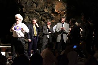 From left to right, Oskar von der Lühe (showing an HELAS t-shirt), Michael Thompson, Pere L. Pallé, Jørgen Christensen-Dalsgaard, Markus Roth and Mário J. Monteiro. At the back, Laurent Gizon, Conny Aerts, Annie Baglin, Maria Pia Di Mauro and Sebastián Ji From left to right, Oskar von der Lühe (showing an HELAS t-shirt), Michael Thompson, Pere L. Pallé, Jørgen Christensen-Dalsgaard, Markus Roth and Mário J. Monteiro. At the back, Laurent Gizon, Conny Aerts, Annie Baglin, Maria Pia Di Mauro and Sebastián Ji