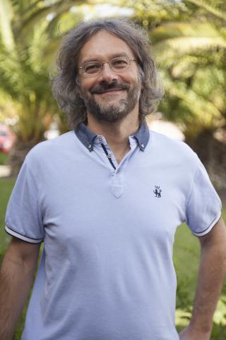 Andrea Possenti en la sede principal del Instituto de Astrofísica de Canarias (IAC).Créditos: Inés Bonet, UC3/IAC 7930