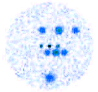 SCIDAR scintillation patterns showing turbulence layers moved by the wind across the telescope pupil (credit: IAC).