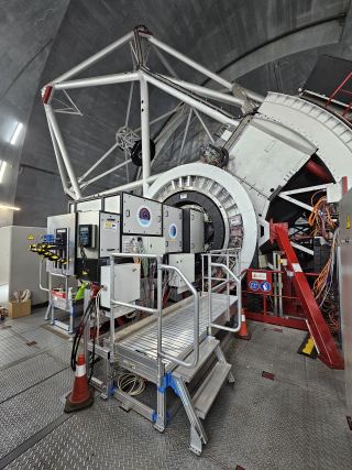 GTCAO instalado en la plataforma Nasmyth B del Gran Telescopio Canarias