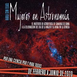 Poster de la actividad "Habla con ellas: Mujeres en Astronomía" 2020 Poster de la actividad "Habla con ellas: Mujeres en Astronomía" 2020