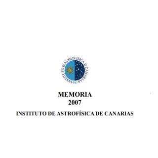 Memoria IAC 2007