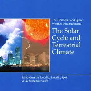 Solar cycle and terrestrial climate