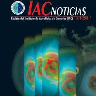 Portada IAC NOTICIAS, 1-2003. "Nebulosas planetarias"