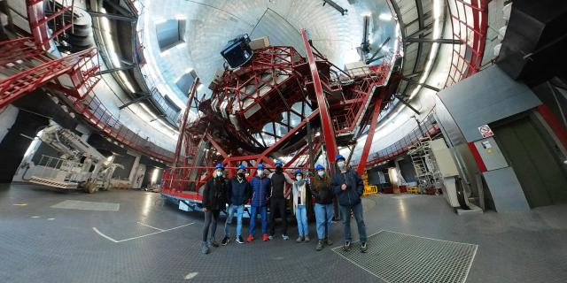 Grupo NRT en el telescopio GTC